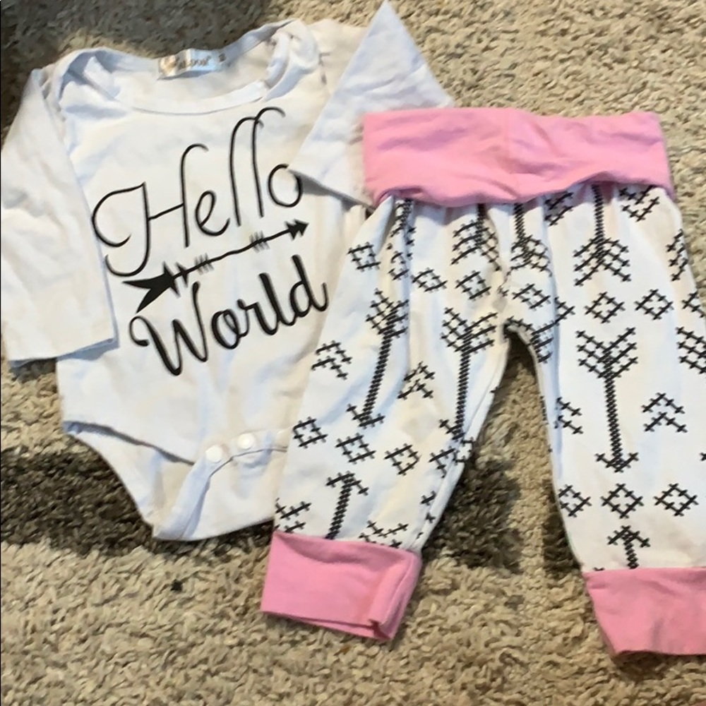 Boutique baby girl outfit